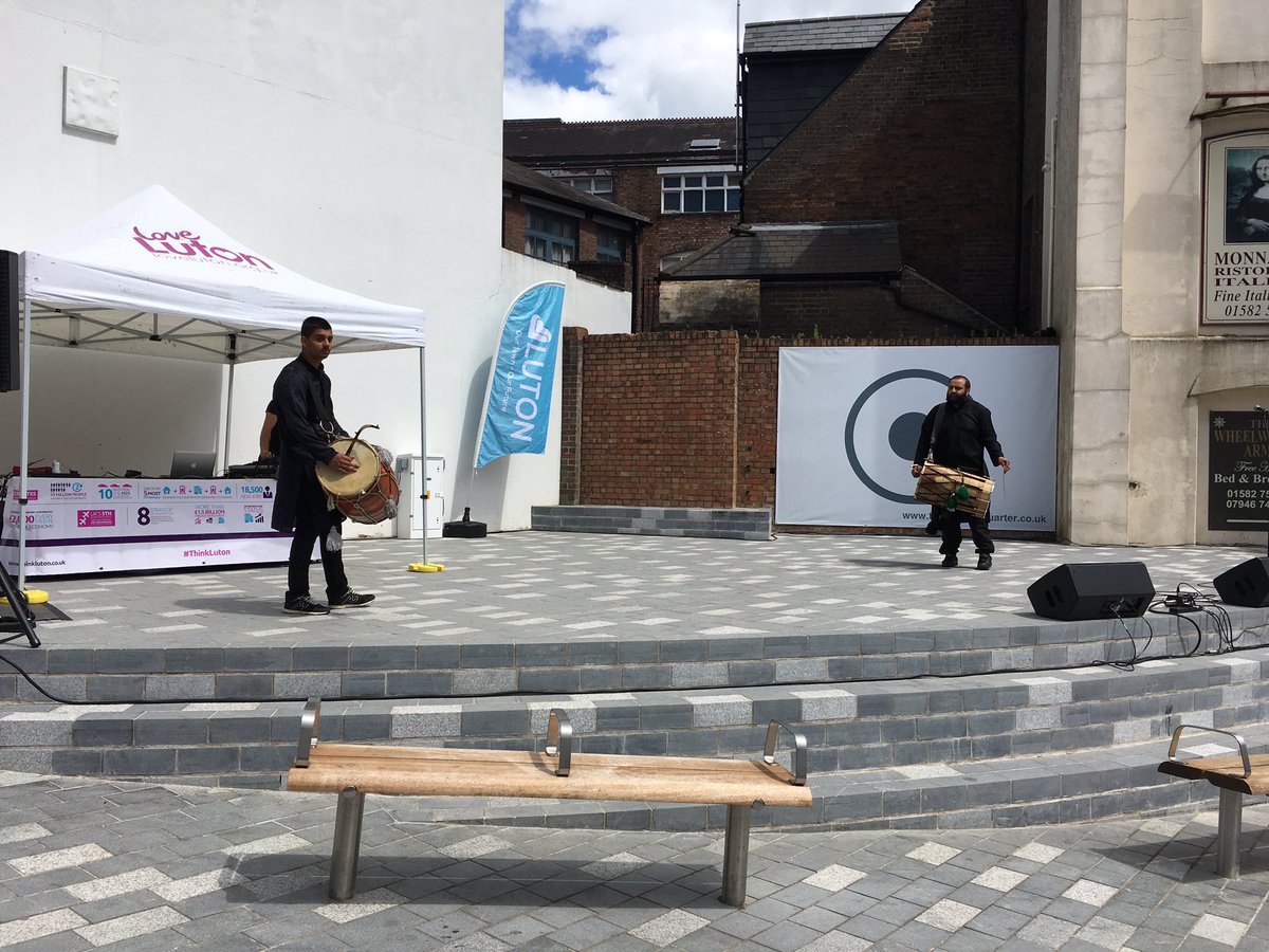 love_luton's tweet photo. The very talented Dhol drummers performing @CulturalQ @LutonMela you can see them perform at this year's Luton Mela! https://t.co/R9yOw0emcc