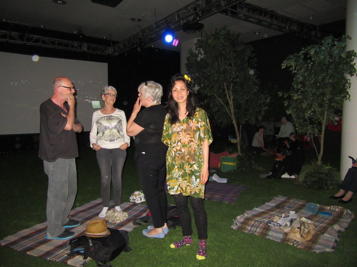 kwanjulia1's tweet photo. Back in the forest Fri #Siegried #ONRing Hazel &Ruth &guest Q&A @southbankcentre Brilliant characters Mime &co https://t.co/t7rrlEWBKP