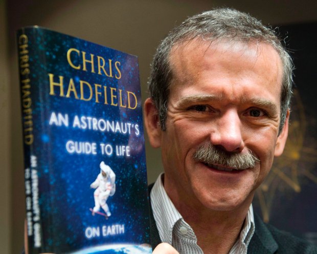 SaskWeekend's tweet photo. Astronaut @Cmdr_Hadfield is on #cbcbooks100 list. But this morning we'll hear him play music with @emmgryner https://t.co/bixJf1vJxM