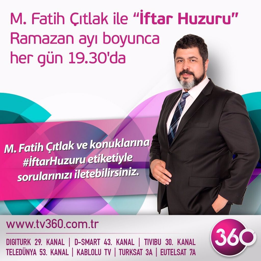 iftarhuzuru's tweet photo. #iftarhuzuru etiketi ile program boyunca sorularınızı iletebilirsiniz @tv360comtr @mfatihcitlak https://t.co/X2oAQJ03cm