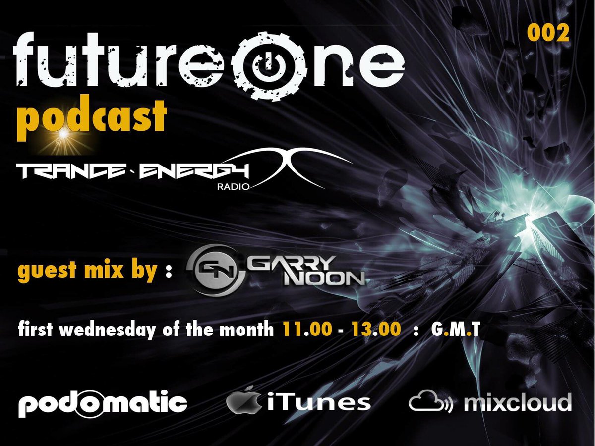 FutureOneDJs's tweet photo. Up next on the #futureone podcast we have @GarryNoon #trance #TranceFamily #edm #techno @TranceEnergyORG https://t.co/Uj1Ktlbt2B