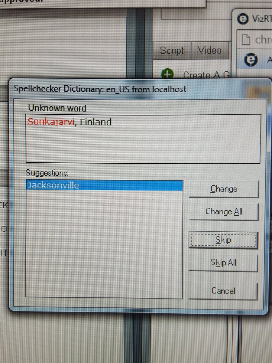 Yes, spellcheck. Good catch.