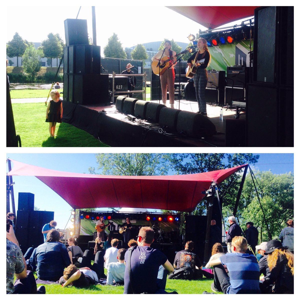 De liedjes van @SLSAinaTeddy vielen in de smaak bij het publiek v/d Talent Stage van <a href="/metropolisfstvl/">Metropolis Festival</a> in Rdam!