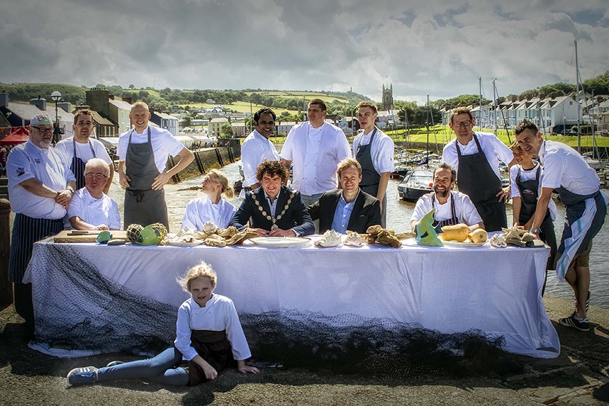 <a href="/aeronseafood/">Aberaeron Fish Fest</a> The Last Supper All the Chefs Group photo Cardigan Bay Seafood festival 
2016 <a href="/hmaberaeron/">Harbourmaster Hotel</a> <a href="/TheHive99/">The Hive Aberaeron</a>