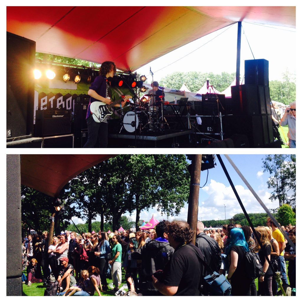 Onze semi-finalisten Your Average Neighbours a/h rocken op de Talent Stage van <a href="/metropolisfstvl/">Metropolis Festival</a> #trots