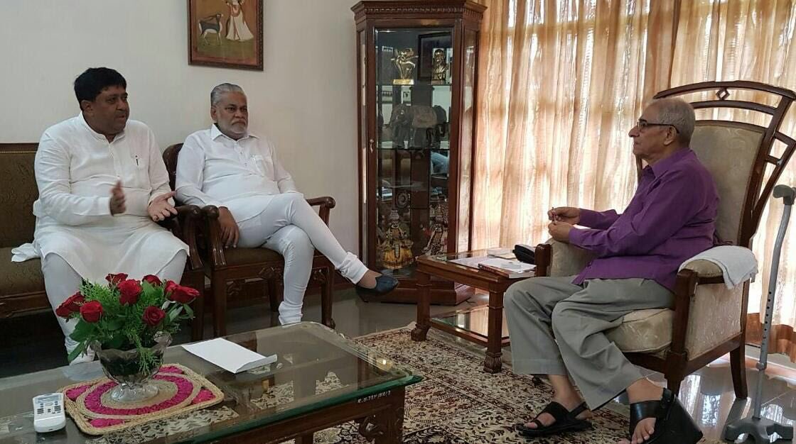 PRupala's tweet photo. Talk with Governor Shri O P Kohali Pravruti  for working with Ngo and  How the Government Schemes help people https://t.co/iSzLJdqdqT