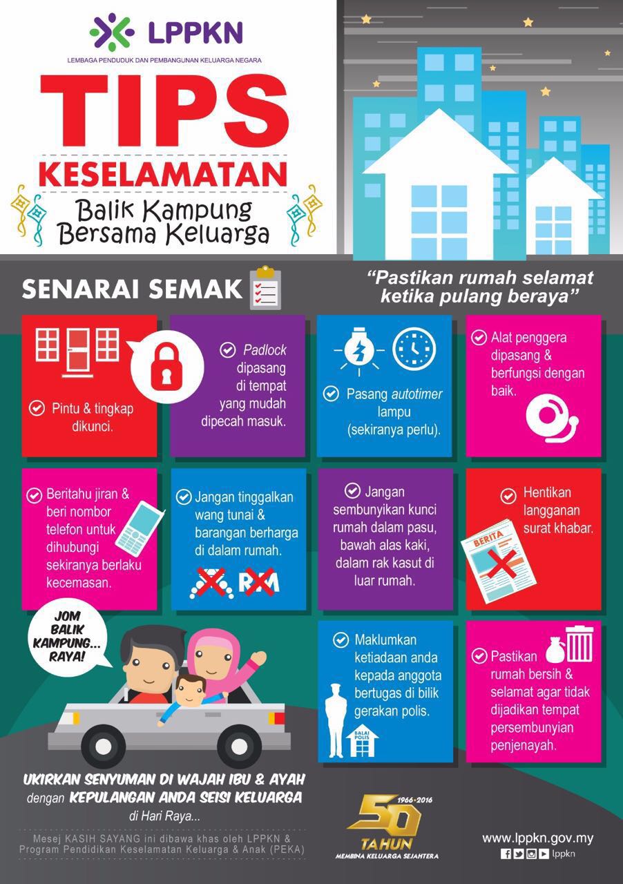 KPKT on Twitter: "Tips keselamatan semasa balik kampung 