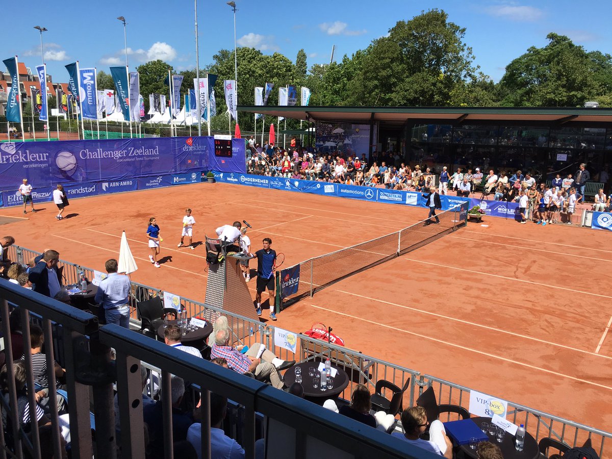 Na #Lemoine verdedigt ook Jesse #HutaGalung zijn titel <a href="/ChallengerZld/">Challenger Zeeland</a>! Verslaat Sels 63 62. #ITF #Middelburg #tennis