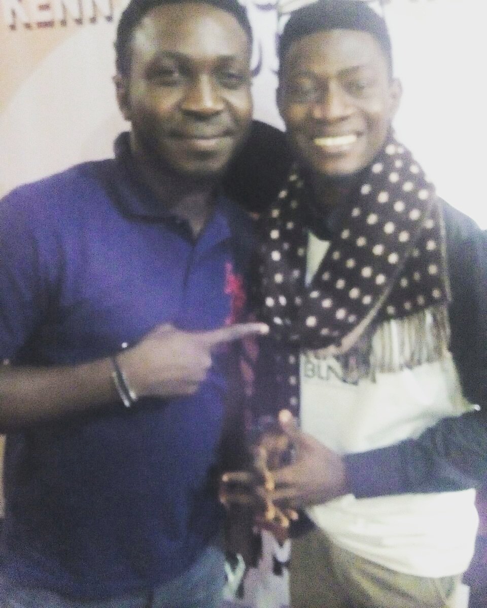 SanmiConga's tweet photo. #AbtKennyHmFanHangoutshow #SanmiConga with this talented Gospel artist, Dare Justified....#MoreAnointing sir.... https://t.co/NY5bBn5iOO
