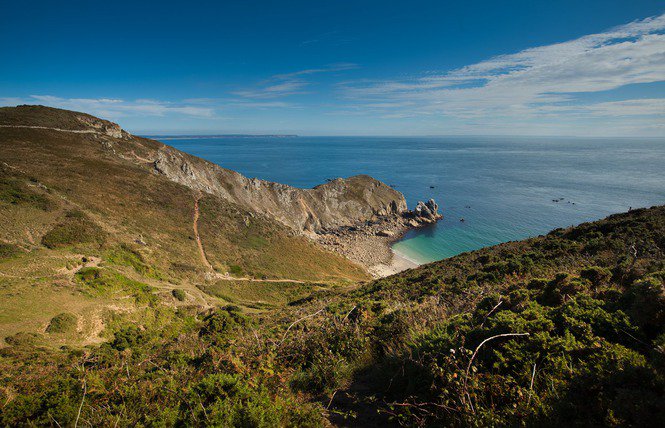 Le Nez de Jobourg, un paysage à couper le souffle dans le #Cotentin 😍 #TDF2016 #TDFmanche <a href="/letour/">Tour de France™</a> @MancheTourisme