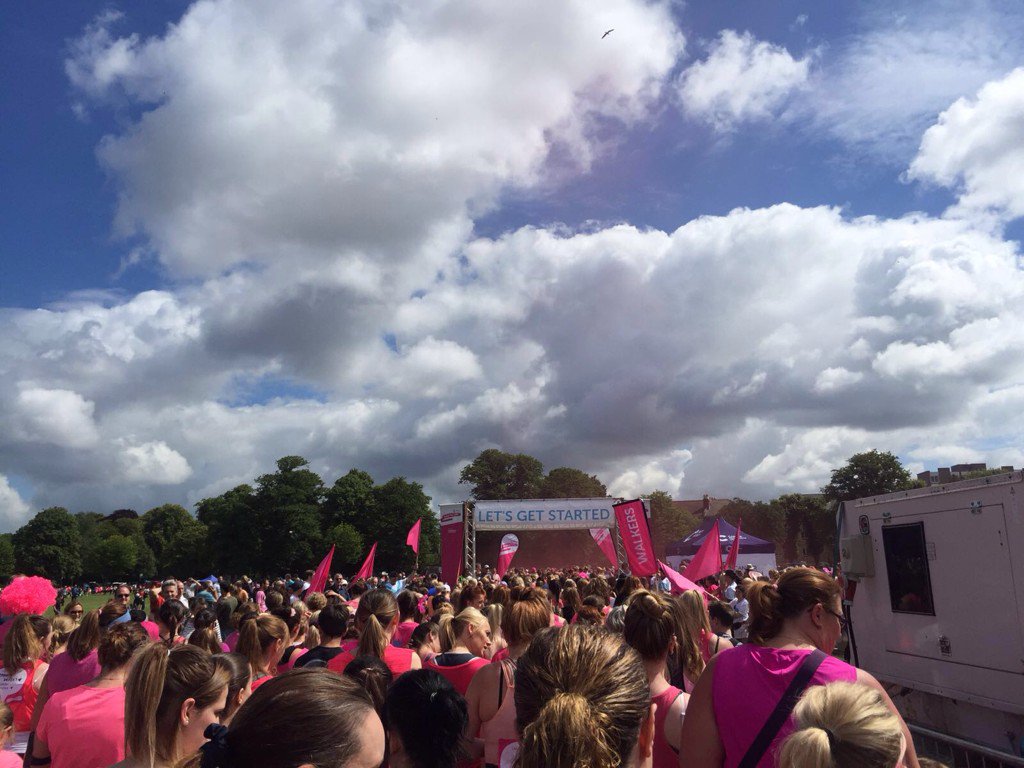tesconailsea's tweet photo. Massive well done to all our colleagues who ran the race for life today, in aid of Cancer research uk.  #proud https://t.co/8crEJHulW4