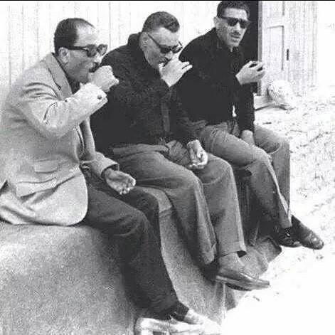izzmaticinn's tweet photo. عامر, ناصر, والسادات.
.
#Egypt #blackandwhite #photography #rare archive #Egyptian #leader… https://t.co/CxY4E7LG0D https://t.co/AgPPPfOOGT