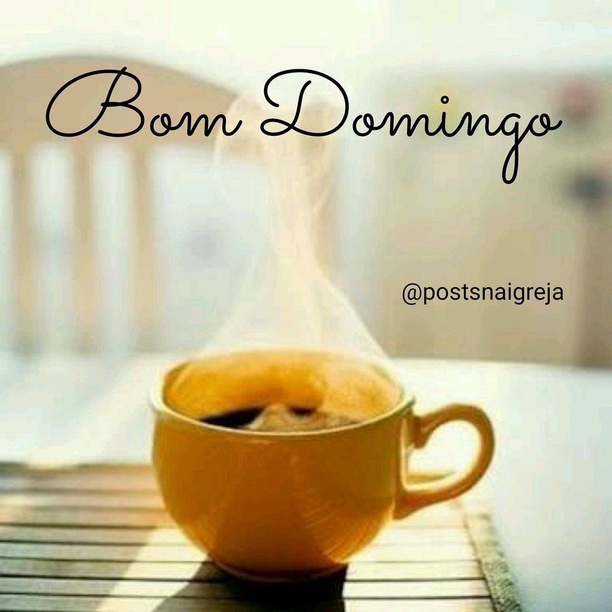 Bom Domingo! #PostsnaIgreja