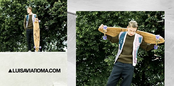 LuisaViaRoma's tweet photo. Find out what skating taught us about styling ► https://t.co/SptSp0iWQW | A @MilanStylecouk Story #FW16 https://t.co/iepoo4mqTv