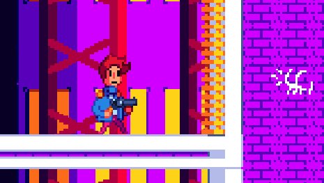 haltgamedev's tweet image. Gotta love that graffiti. #pixelart #gamedev