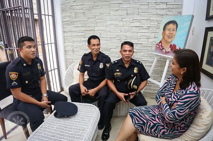 lenirobredo's tweet photo. [A] Bureau of Fire Protection staff and CamSur 4th District Tinambac officials made a courtesy visit to VP Leni https://t.co/wc8THCHE7H
