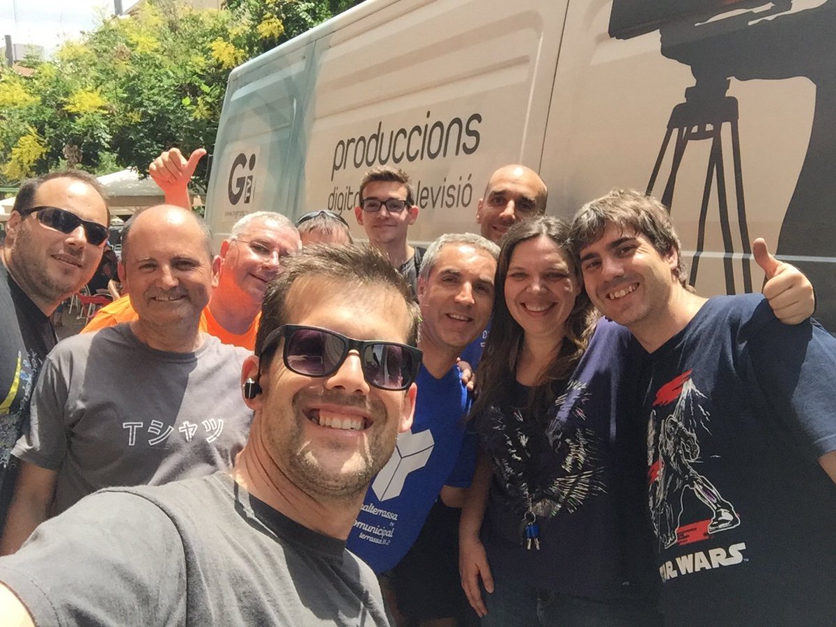 Gràcies als nostres amics de <a href="/tvgirona/">Televisió de Girona</a> i <a href="/laxarxatv/">LXTV</a> pel suport a la #fmterrassa2106 #infolocal #apropteu #terrassa