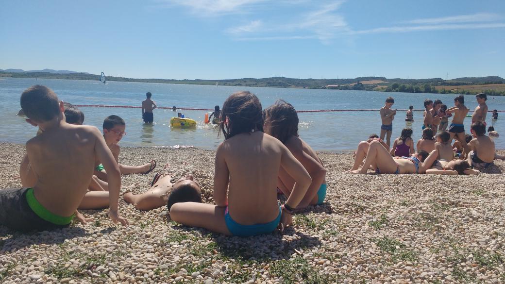 kimuak's tweet photo. Eguraldi ona lagun, Garaioko urtegira etorri gara naturaren egunean. #UdalekuFinkoak https://t.co/okmFjamfik