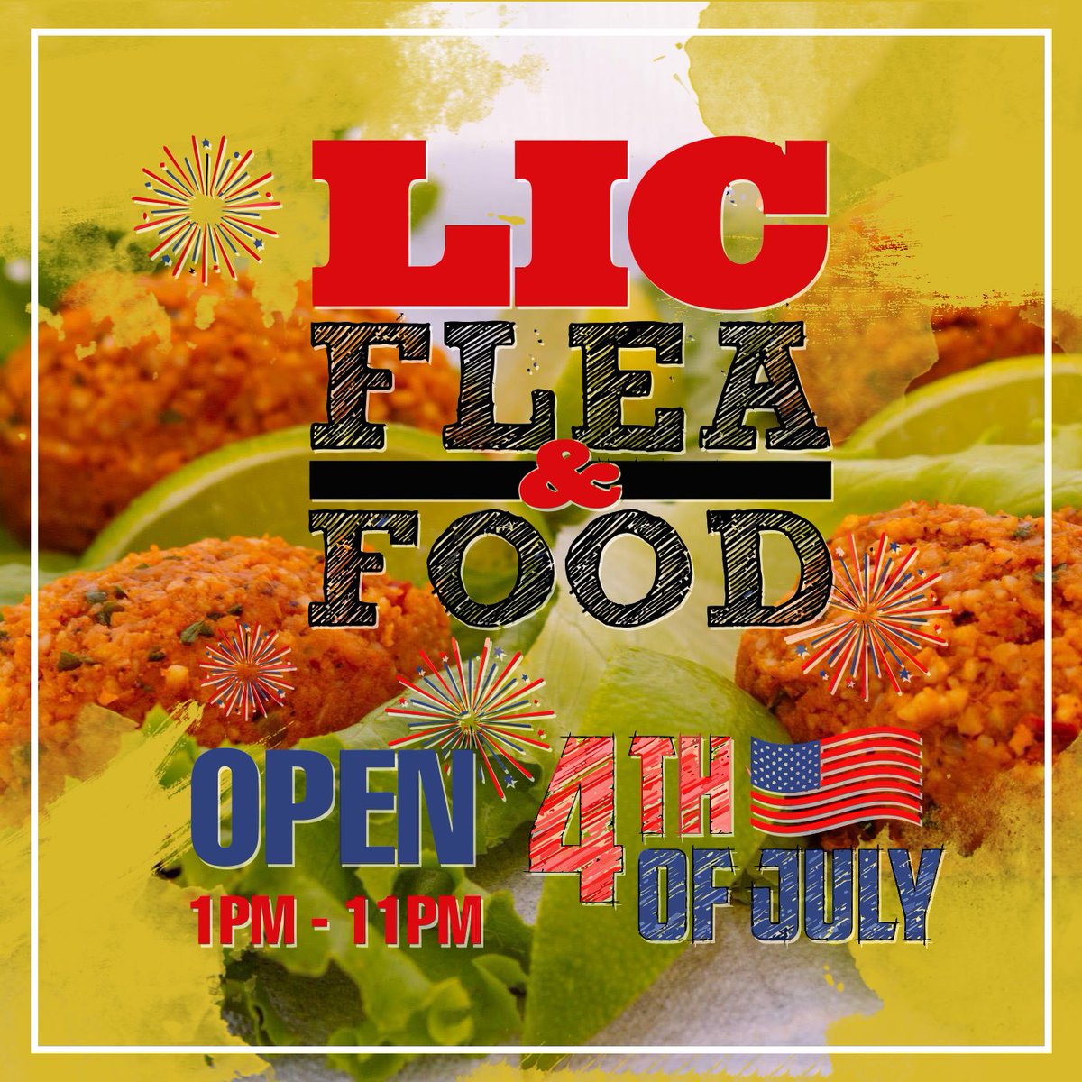 MundoNewYork's tweet photo. Tomorrow! Come early to munch on #RedSonja, sip some #terere, and stay to watch the #4thOfJuly #fireworks @LICflea https://t.co/8pSYNzv0qY