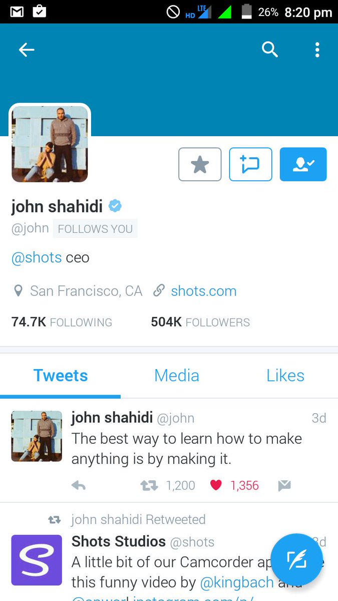 IamDsBieber's tweet photo. OMG Jhon Follows Me thank you @jhon #OMG https://t.co/9gt40GYze3