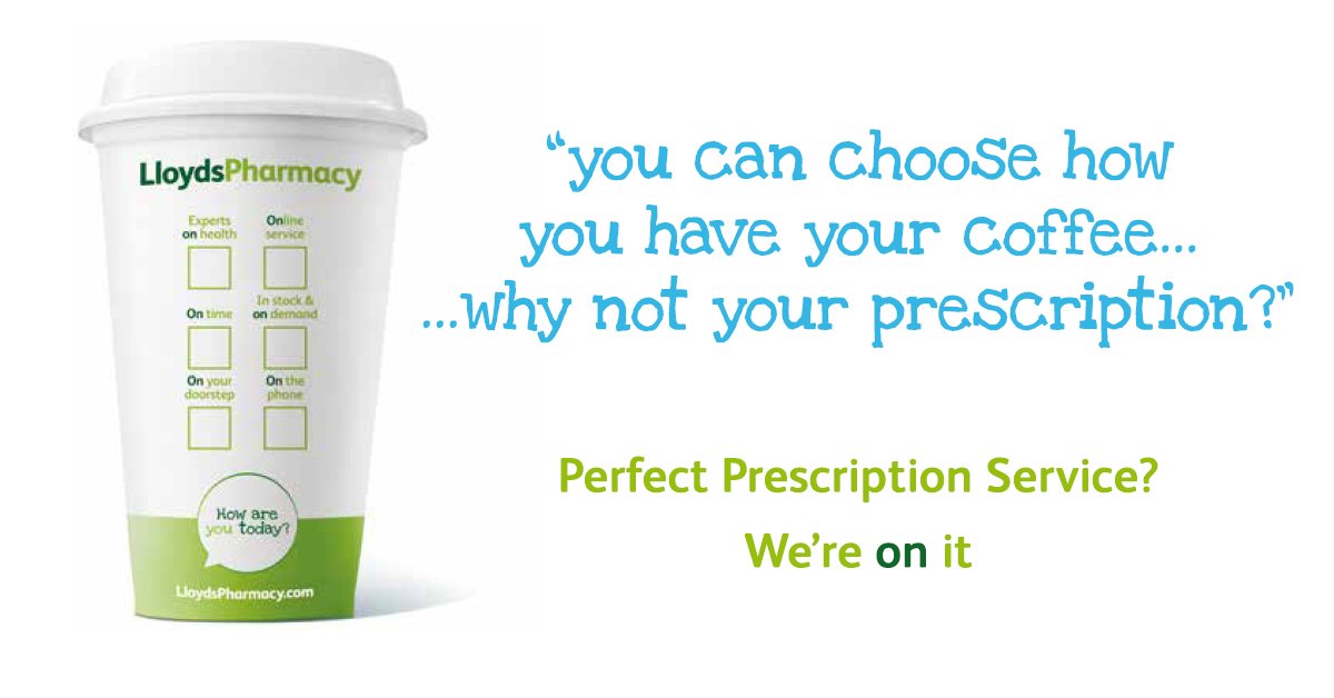 LloydsPharmacy's tweet photo. Want the Perfect Prescription Service? We're on it. #committed #perfectprescription https://t.co/xT30ekFclv https://t.co/Ry4Asy5xxP