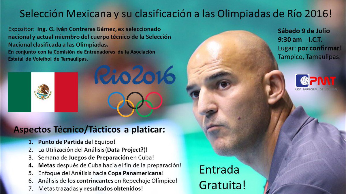 Platiquemos un rato de Voleibol!! Olímpico por cierto!!!