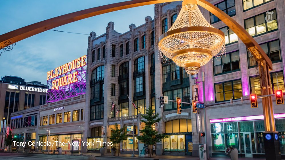 nytimes's tweet photo. How to spend 36 hours in Cleveland https://t.co/ZIYfOZvQyQ https://t.co/zKgJZbtb3L