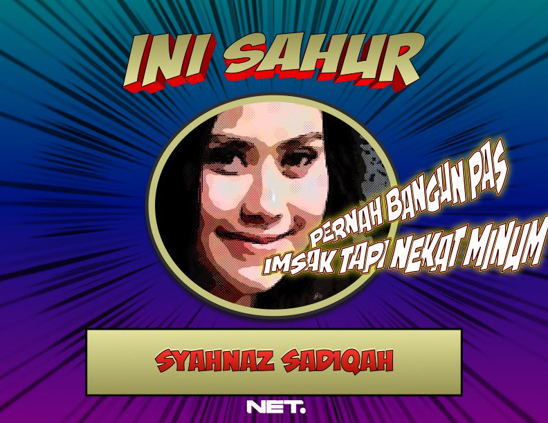 DickyRinaldo's tweet photo. RT netmediatama: RETWEET yang ngefans banget sama bidadari RealSyahnazS #IniSahur29OPPO https://t.co/hGtwXvXtbF