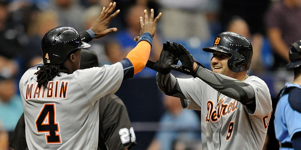 Break out the brooms! The Tigers sweep the Rays and win their 6th straight! 

FINAL: #Tigers 5, Rays 1.