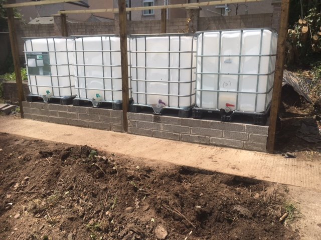 Allotments2's tweet photo. Phase 2 of the water capture project at Ty-Newydd Allotments.  Great team effort! https://t.co/4m4YizJddj