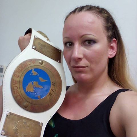 BellatrixFW's tweet photo. .@TheLadyLory is the new WAW Women's World Champion after her victory over @SammiBaynes at #Bellatrix20! https://t.co/8JNpk6K9qU