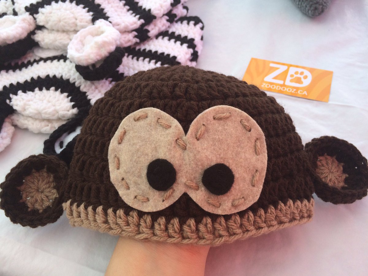 zoodoozca's tweet photo. The new #monkey hat is jumping onto our table! Come check out this new addition to our #zoo #yeg #monkey https://t.co/Lumdzh7aU5