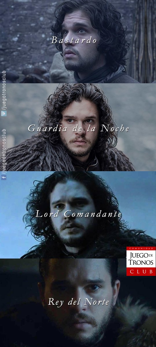 WesterosClub's tweet photo. Evolución de Jon Snow... 
lo hemos visto transformarse y crecer 🐺🔥<3 https://t.co/IFpPxU9oY0