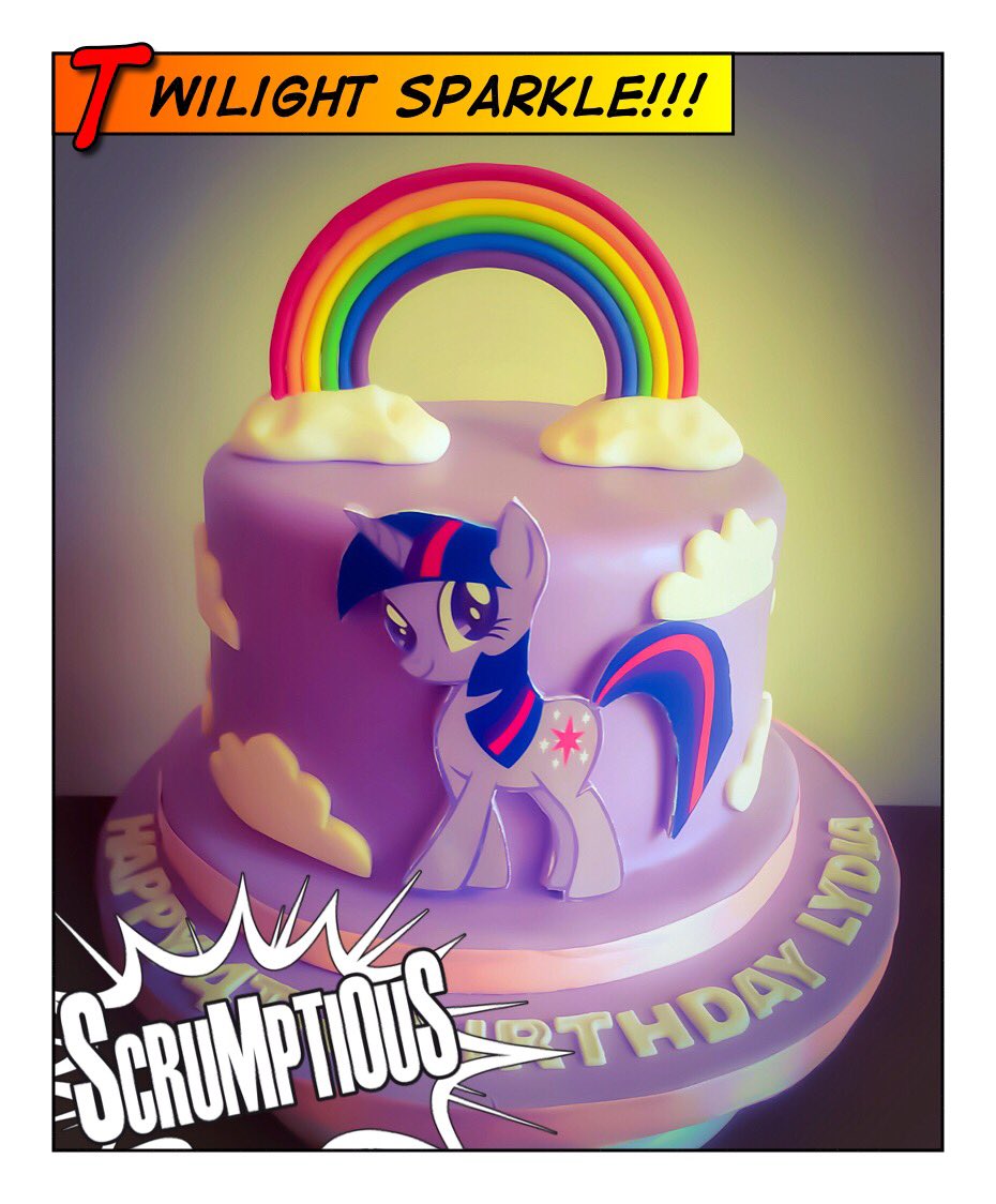 scrumptious_ie's tweet photo. Need #TwilightSparkle ?! We don't mean sparkley vampires!  A slice of tasty cuteness #scrumptiousdotie #mylittlepony https://t.co/lufcCw6Wwd