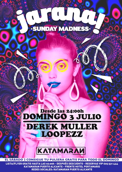 Hoy jarana tol rato con <a href="/Loopezz_MP/">Loopezz</a> en <a href="/katamaranPuerto/">Katamarán Discoteca</a>