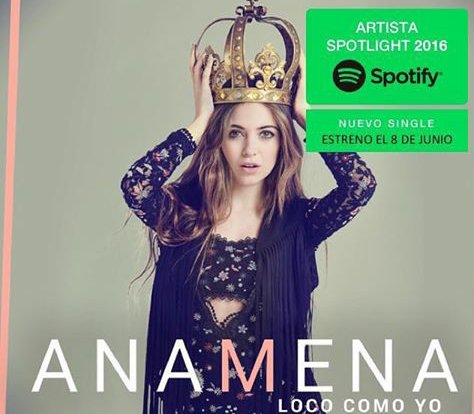 ayaouiam's tweet photo. Ahhh dios nuestra @AnaMenaMusic saca #NuevoSingle q super sorpreson #LocoComoYo sale el 8/7 
@SpotifySpain 🎶🎶😀😄😄😄❤ https://t.co/ekl57YUNfe