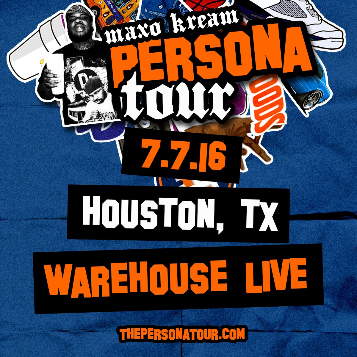MAXOKREAM's tweet photo. No more online tickets left h town. More tickets at the door. Let's go up 😈😈 https://t.co/G3GirYTeJk