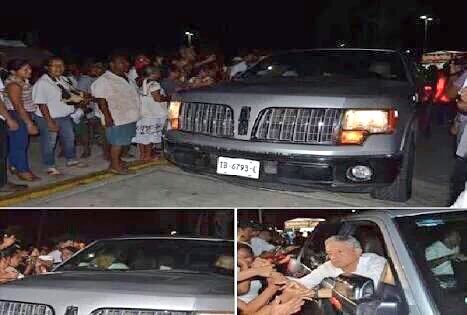 YAQUIPOWER_'s tweet photo. Miren nada mas! Esta Lincoln Blindada no la tiene ni "Obama" pero @lopezobrador_  SI https://t.co/09ZjhpoJkV