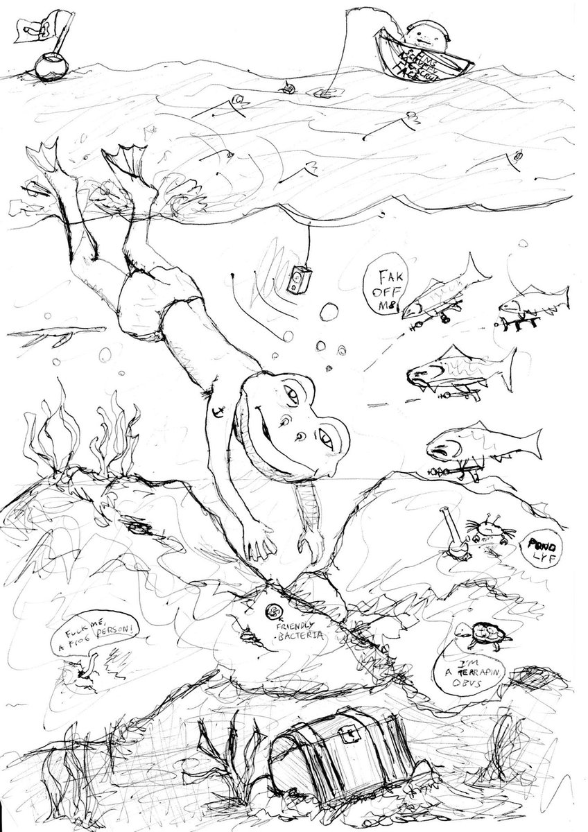 LePathsofRhythm's tweet photo. @mrscruff1 We drew a picture about your song #Fish https://t.co/39qZ8YvDuv