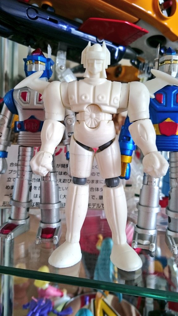 アオシマ ミニ合体1号ロボット マッハバロンを複製して艶々ピカピカ