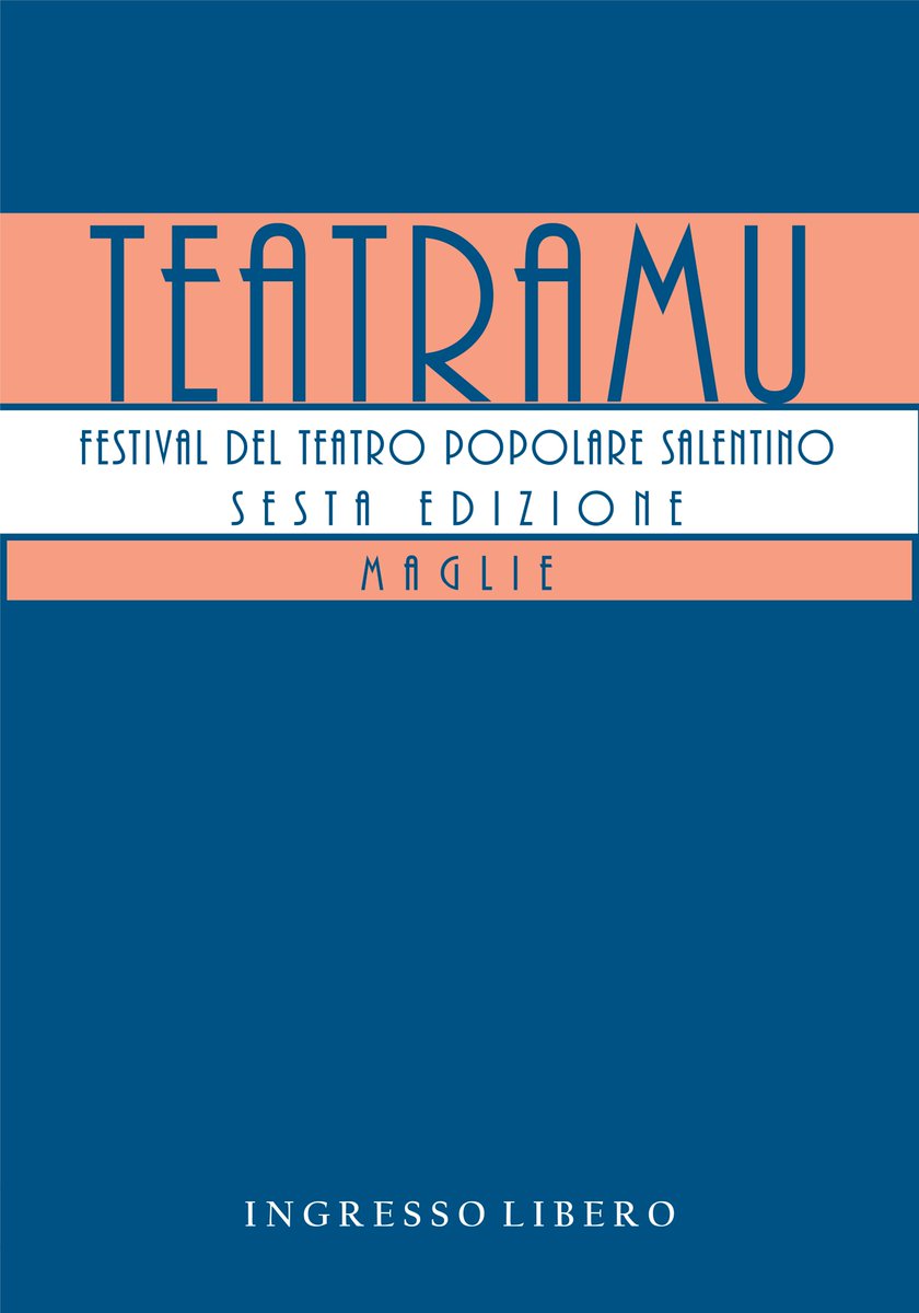 AdeleCaroppo's tweet photo. #Teatramu2016 tutti gli aggiornamenti sulla pagina FB https://t.co/09ijQEAAoE https://t.co/EionerL6q0