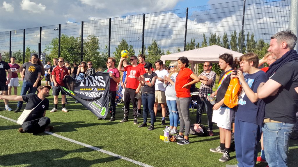 FBeyondBorders's tweet photo. Congrats @ClaptonFootball, narrowly beat us in final - but everyone was a winner today! Community football for all! https://t.co/rYxWVN4xsj