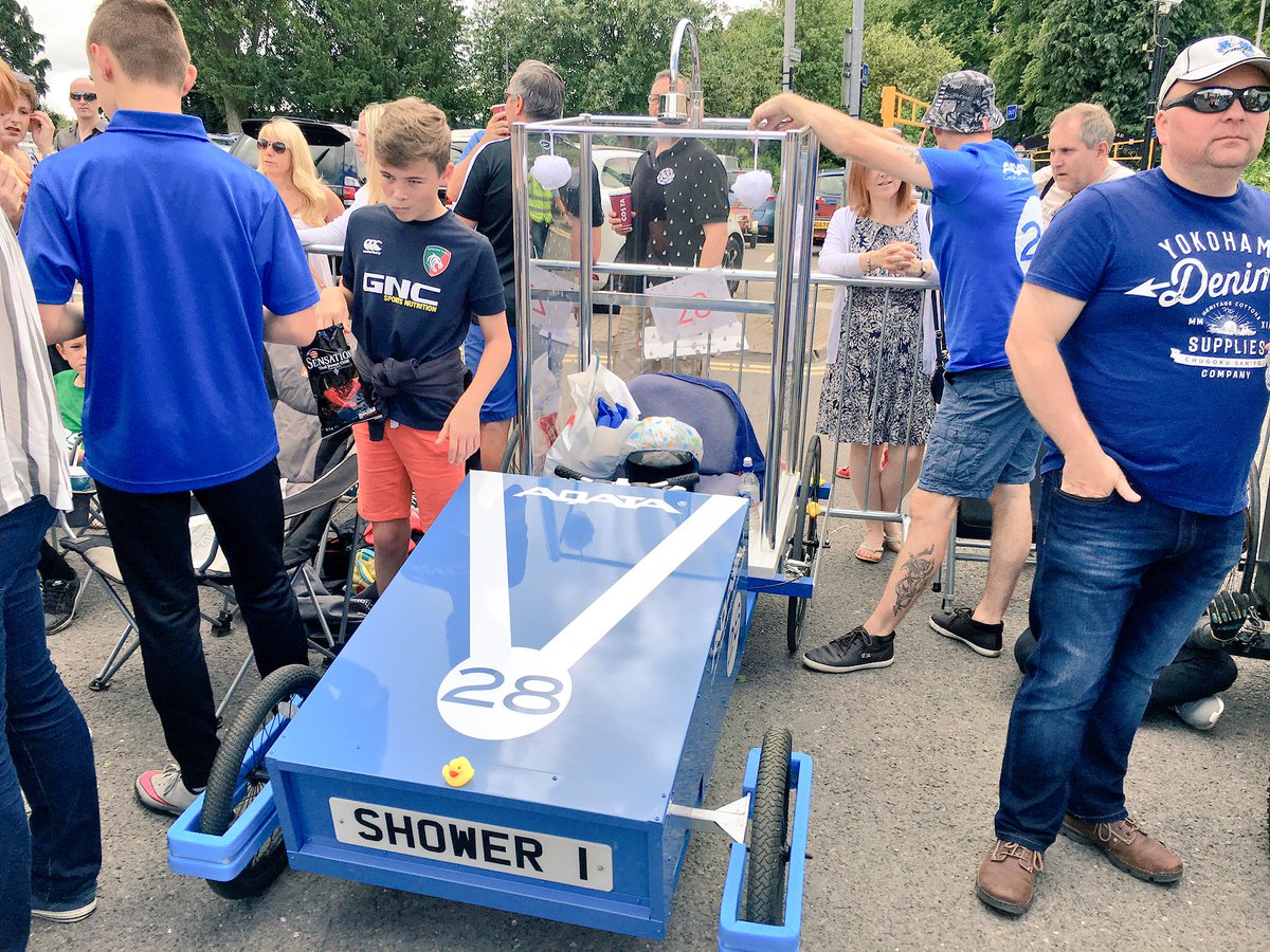 AqataLtd's tweet photo. We have had a fantastic day at the @hinckleybid Soap Box Derby! 🏆🏎🏁 More pics coming tomorrow! 📸 #30YearsofAqata https://t.co/RLIigqGypD