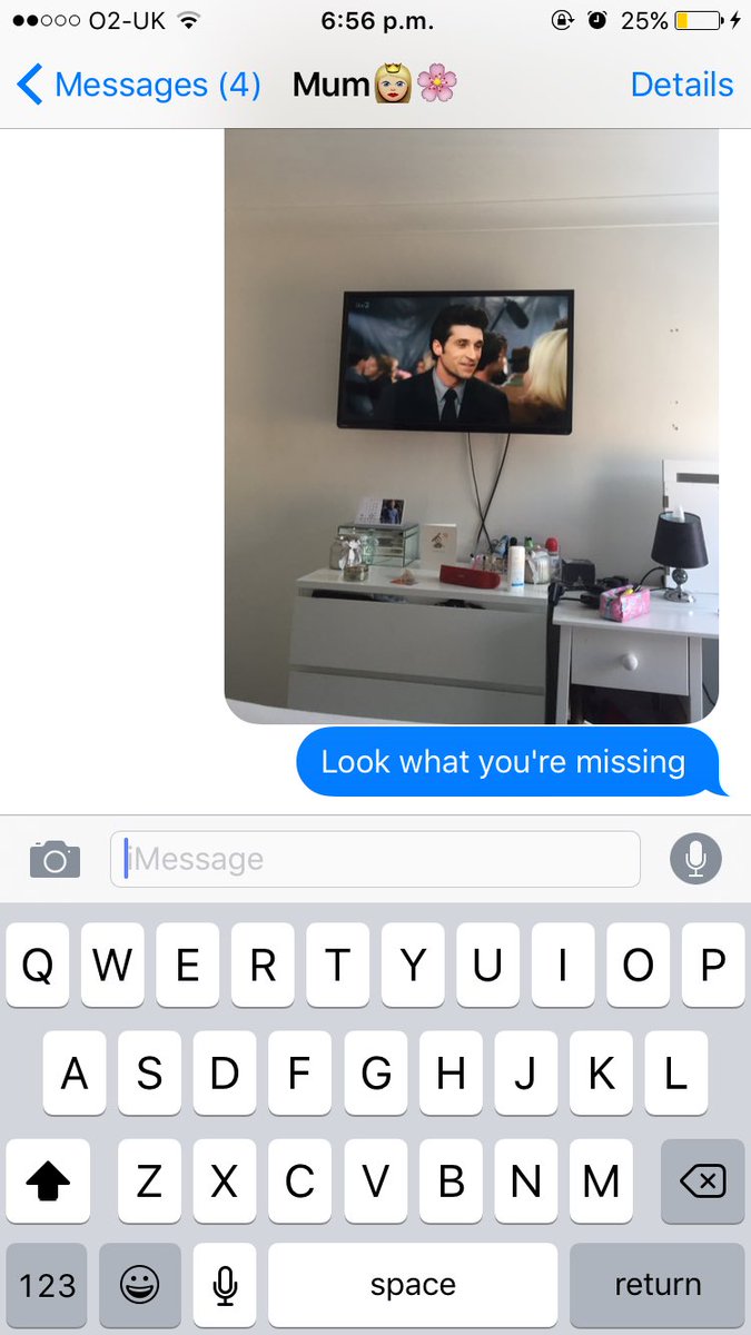 When your mum won't let you watch sweet home Alabama downstairs