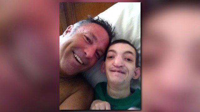 wsbtv's tweet image. Father celebrates son's birthday 30 years after doctors said he would only live to 2 2wsb.tv/29bSRWg