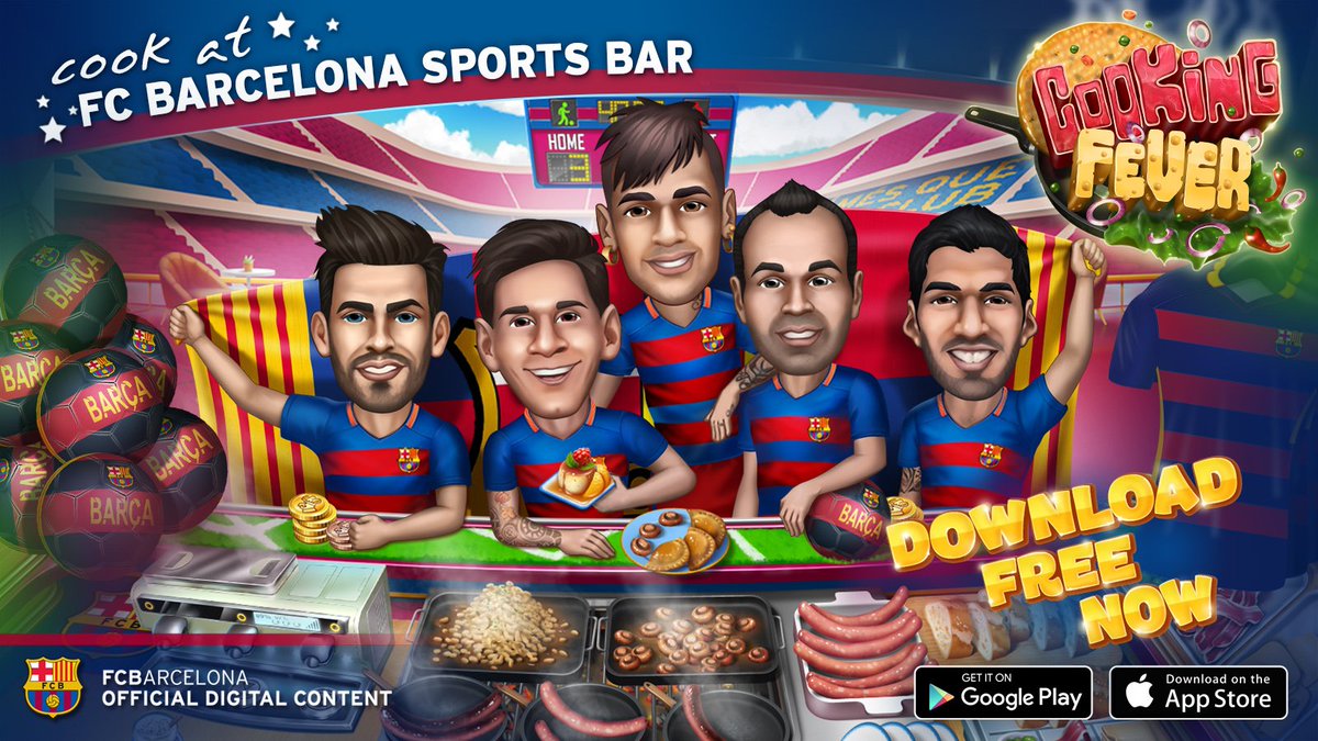 Difference between fc barcelona and sports bar cooking fever tripniom