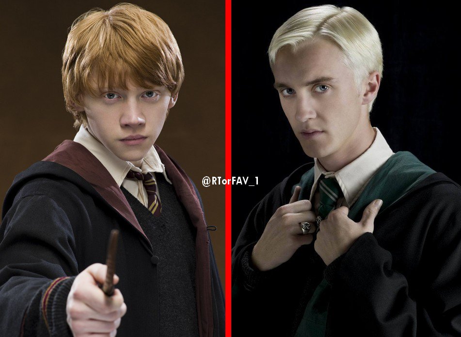 REQUESTED 
RT for Ron Weasley 
LIKE for Draco Malfoy