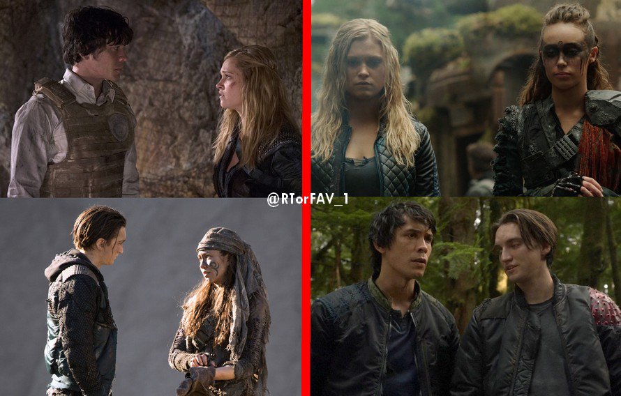 REQUESTED 
RT for Bellarke and Memori 
LIKE for Clexa and Murphamy