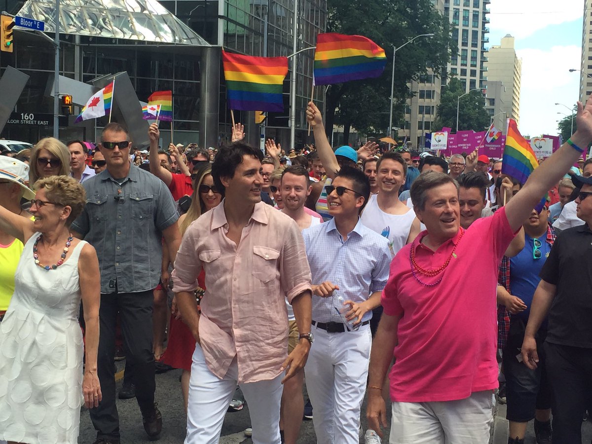 JohnTory's tweet photo. History. #PrideTO https://t.co/UVnGOIV28E
