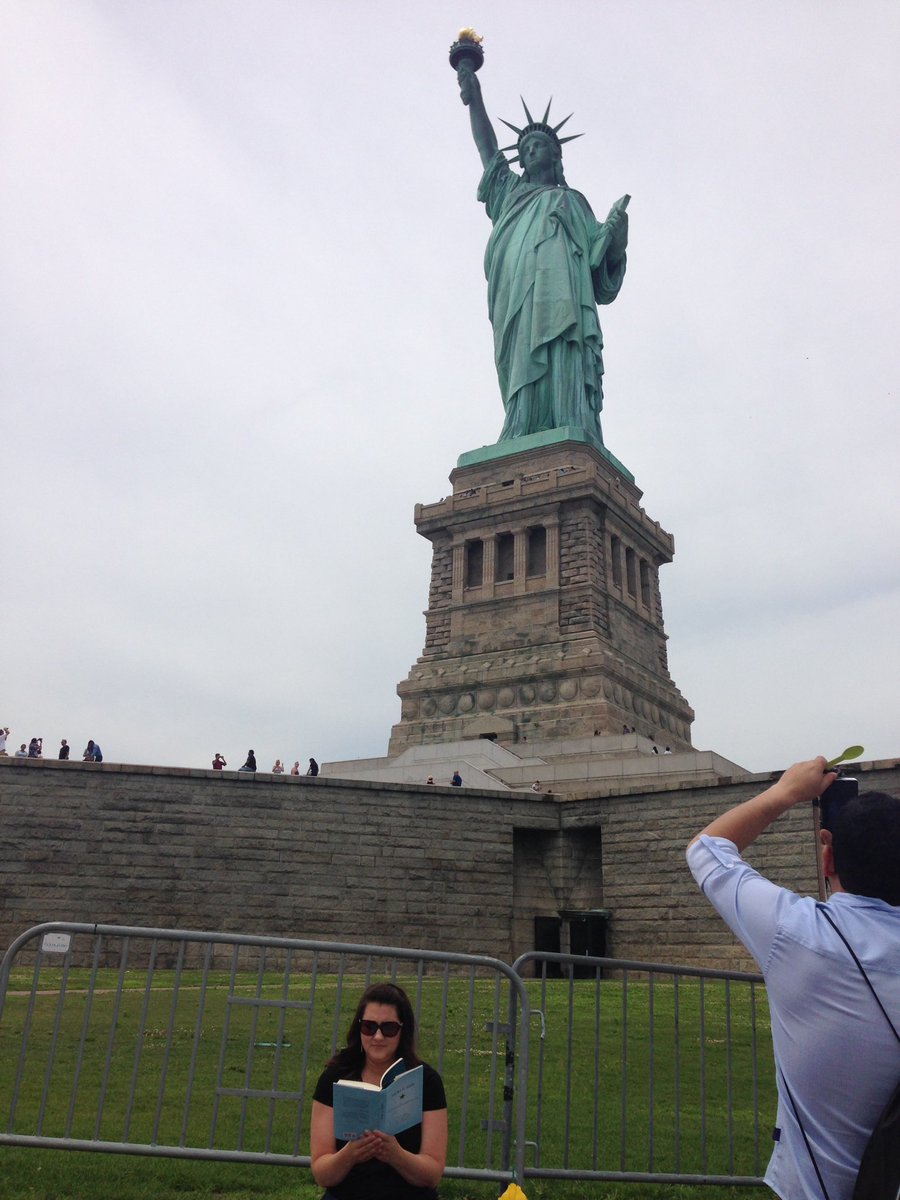ksuarez28's tweet photo. Reading at The Statue of Liberty. #jctreads everywhere! #jctexperience #adventureahead https://t.co/VI47yzmRxd